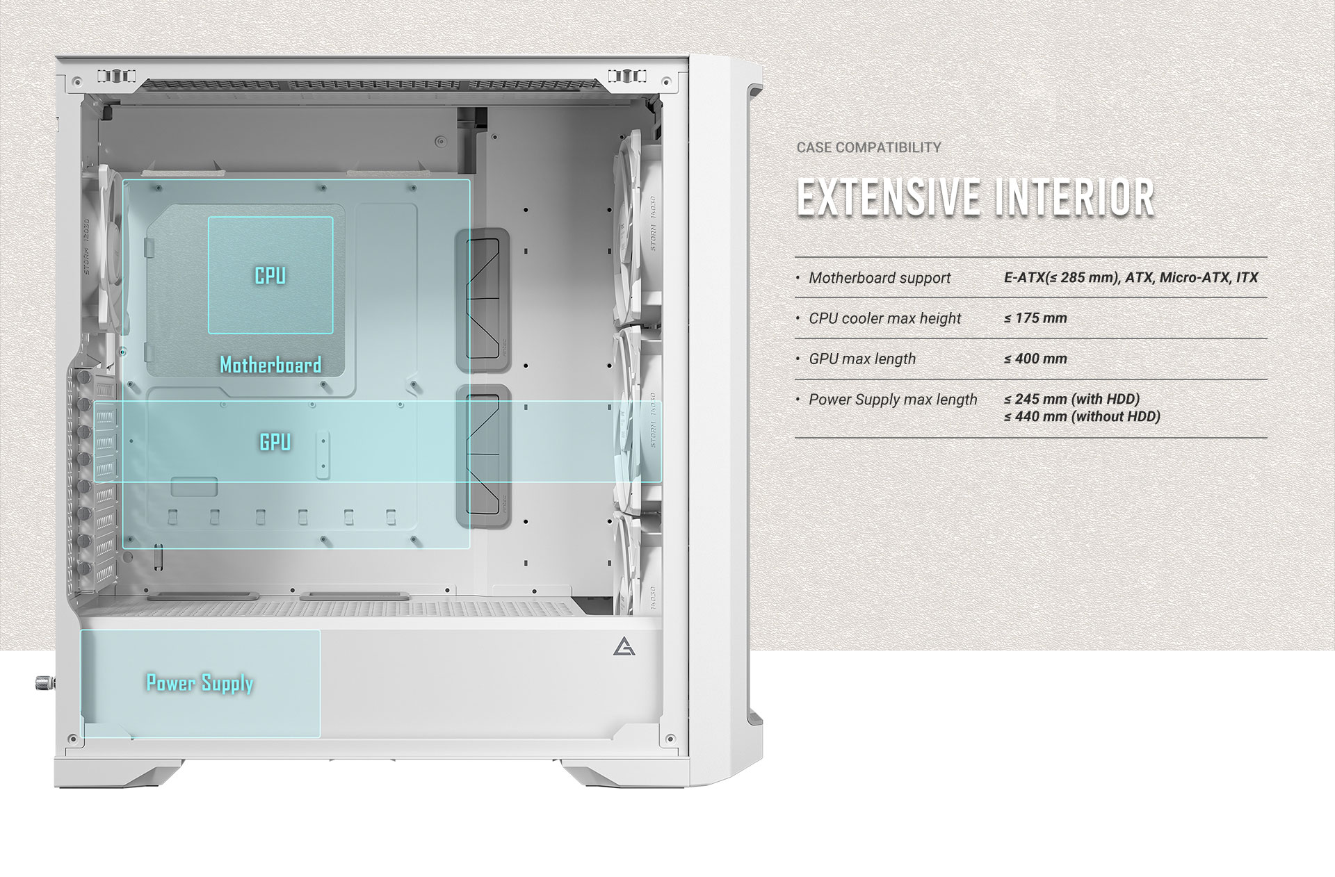 Antec Performance 1 FT White PC Case